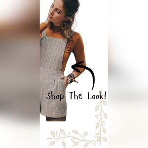 Vintage Born In America Plaid Romper 11/12